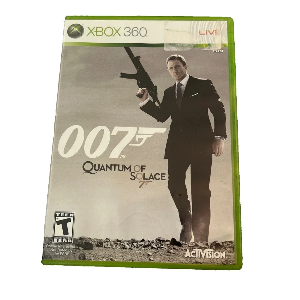 007 Quantum of Solace Xbox 360 - Tested Works Complete CIB